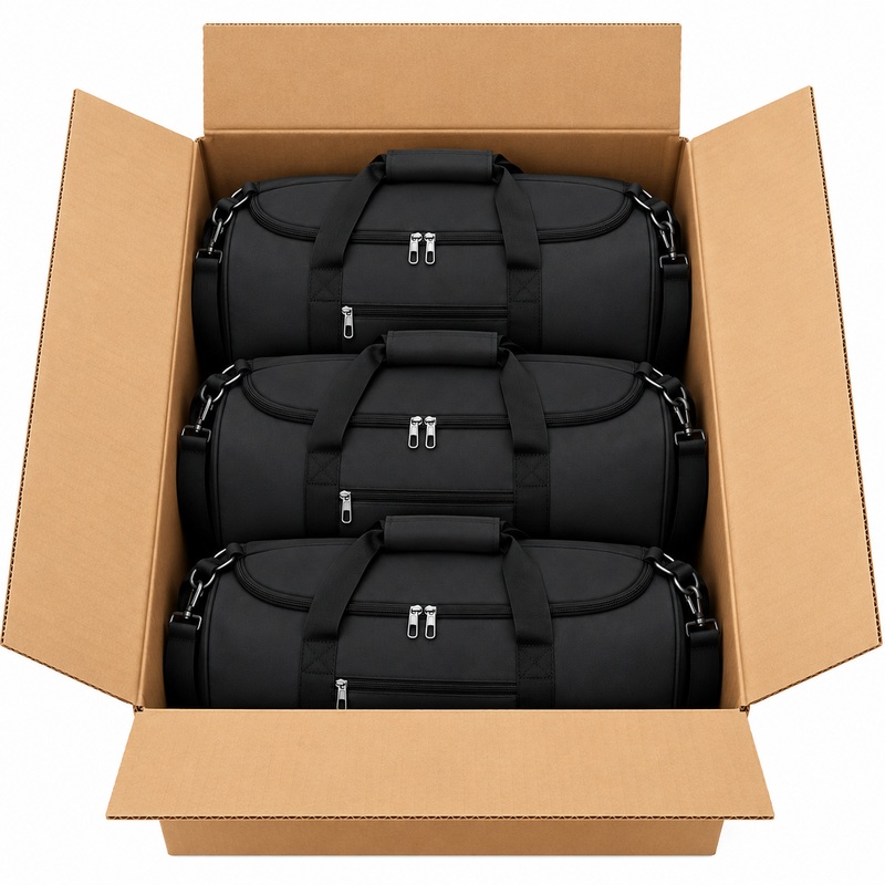 TB-TW-65 Box Of 10 Black Holdall Bag (image for) TB-TW-65 Box Of 10 Black Holdall Bag