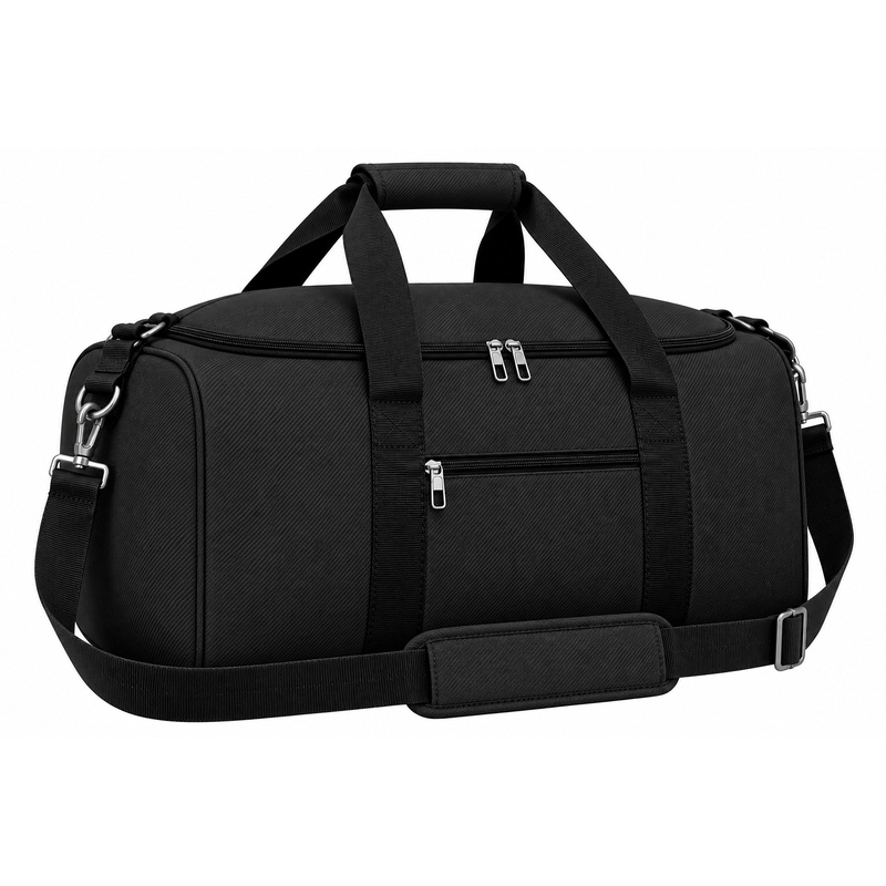 TB-TR-65 Black Holdall Travelling Bag (image for) TB-TR-65 Black Holdall Travelling Bag