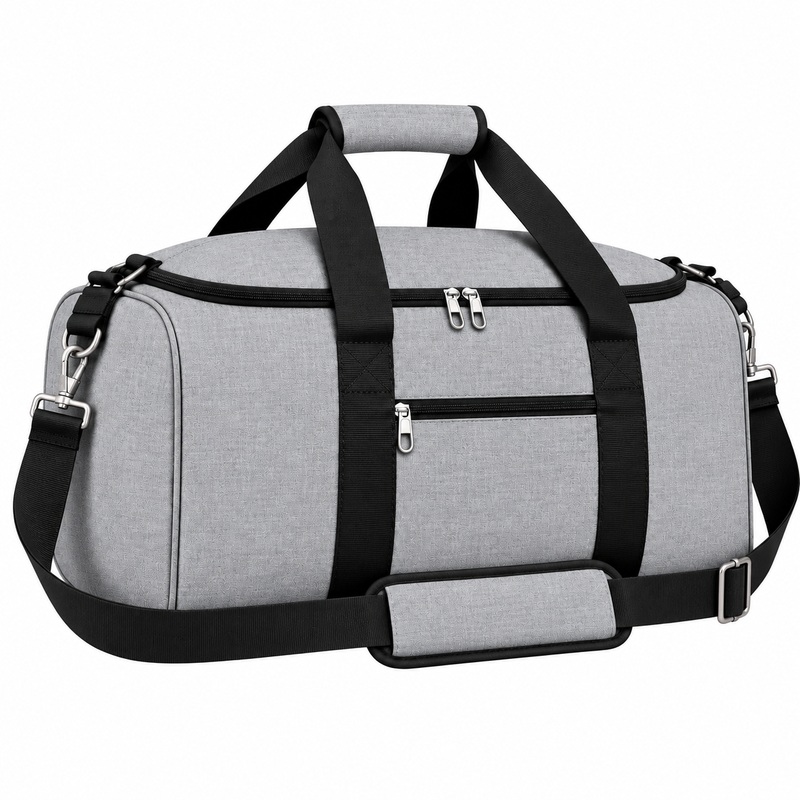 TB-TR-65 Grey Holdall Travelling Bag (image for) TB-TR-65 Grey Holdall Travelling Bag