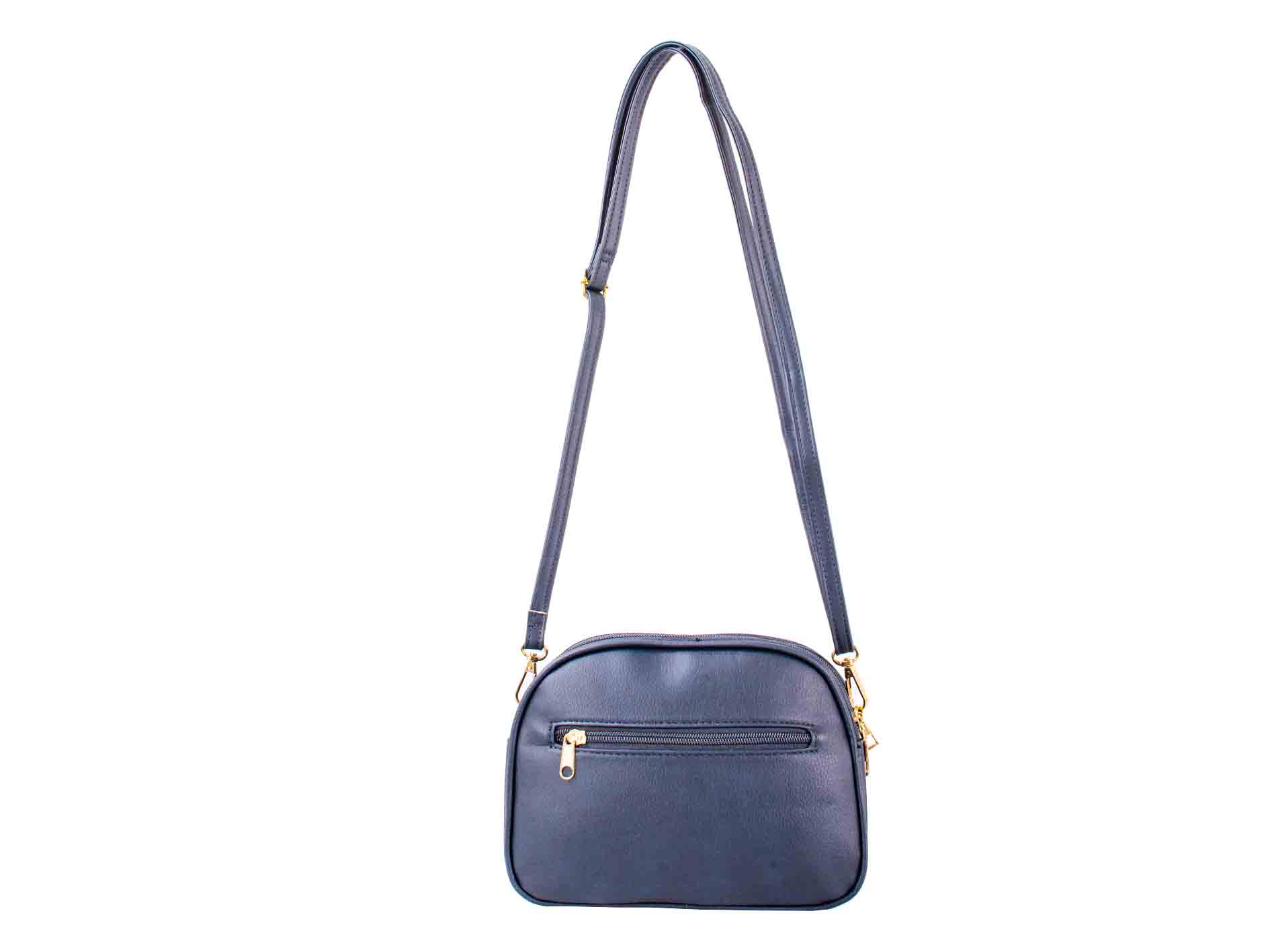 Navy Box Cross Body Bag