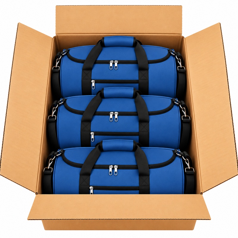TB-TW-65 Box Of 10 Navy Holdall Bag (image for) TB-TW-65 Box Of 10 Navy Holdall Bag