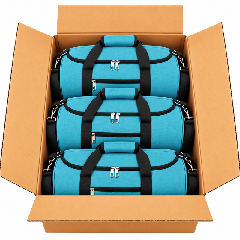 TB-TW-65 Box Of 10 Turquoise Holdall Bag (image for) TB-TW-65 Box Of 10 Turquoise Holdall Bag